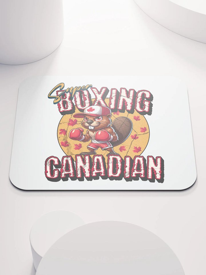 Super Boxing Canadian Beaver Classic Impressions Mouse Pad product image (2)