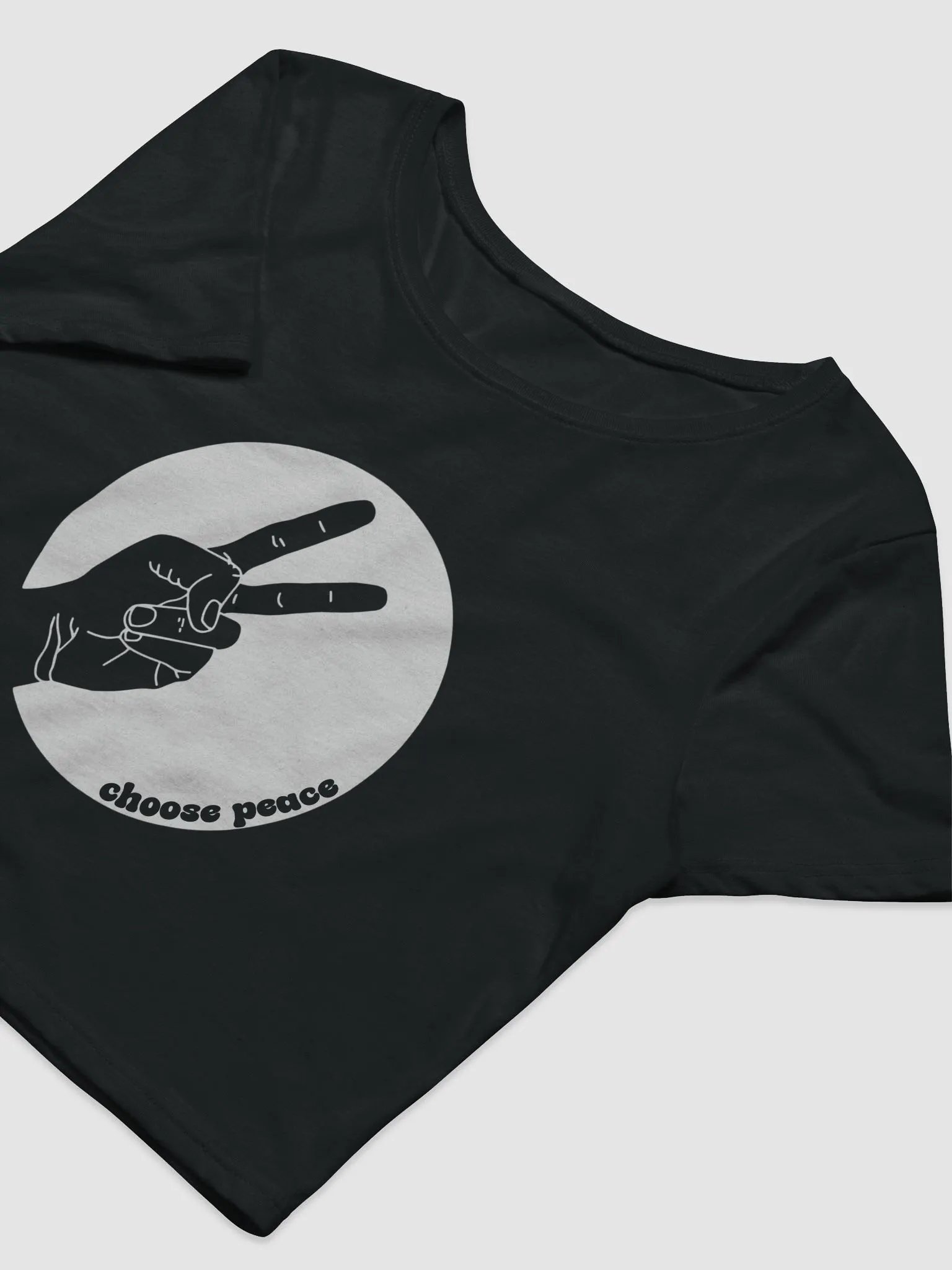 Choose Peace Crop T-Shirt product image (9)