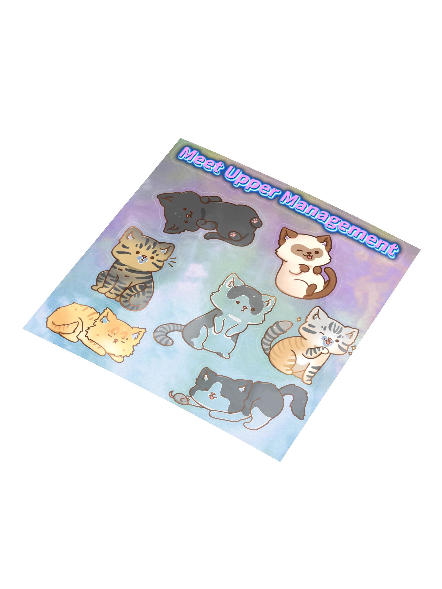 Meows Sticker Sheet product image (3)