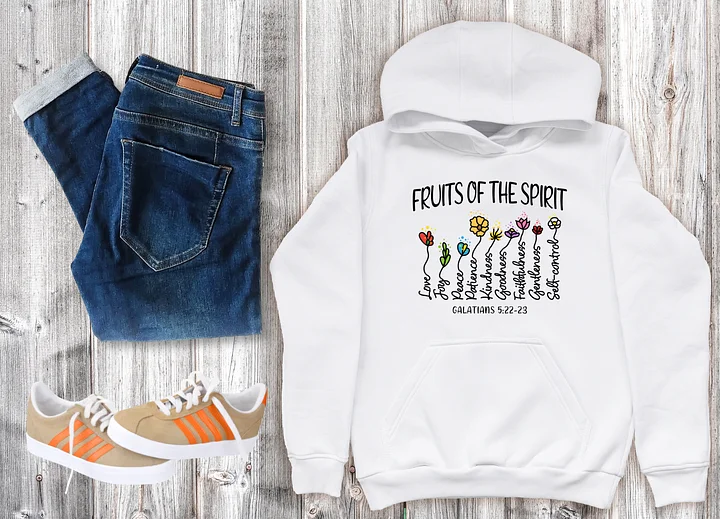 Fruits of the Spirit Hoodie - Galatians 5:22-23 product image (1)