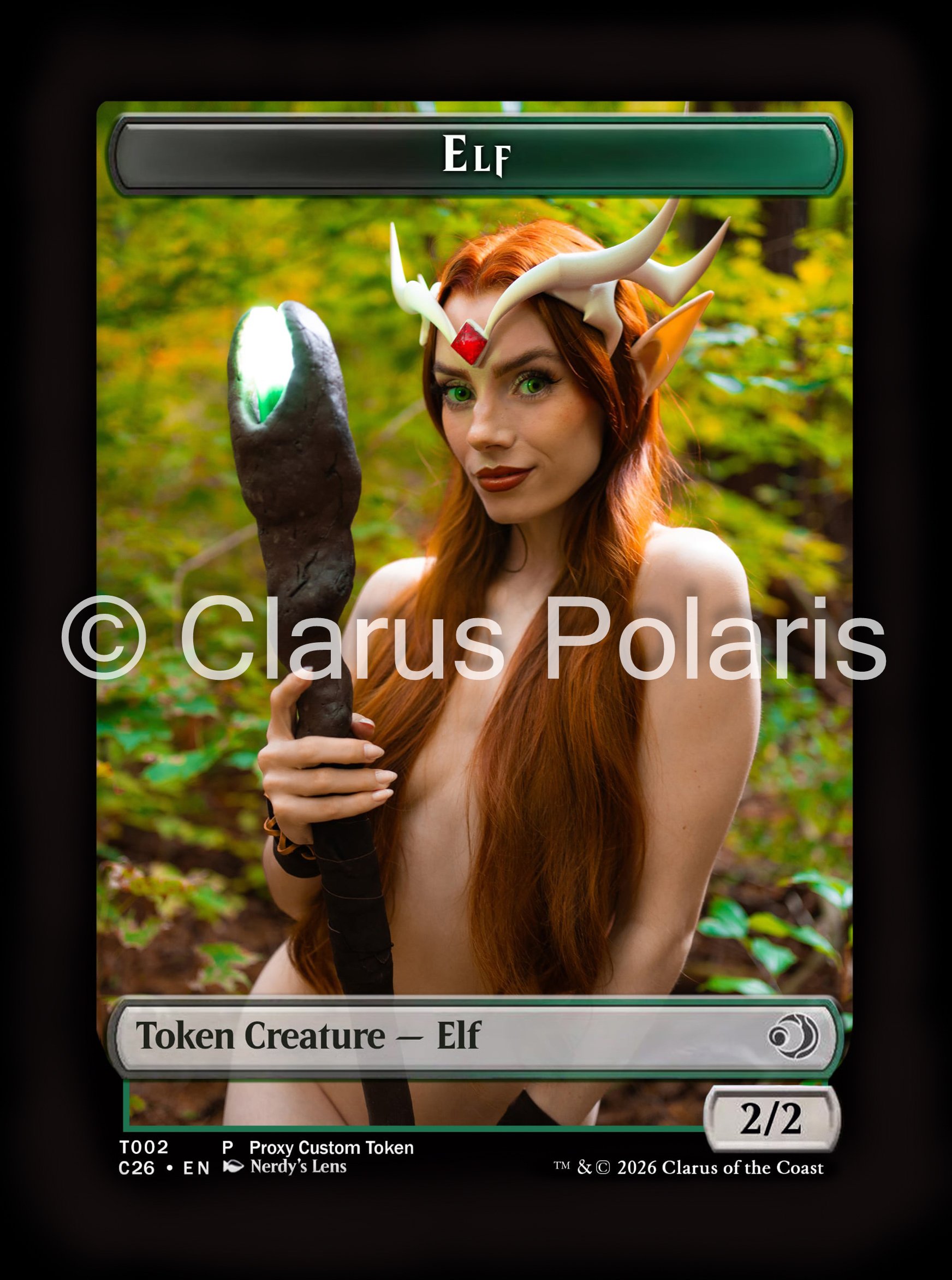 Magic Token Card ( Cat & Elf ) product image (2)