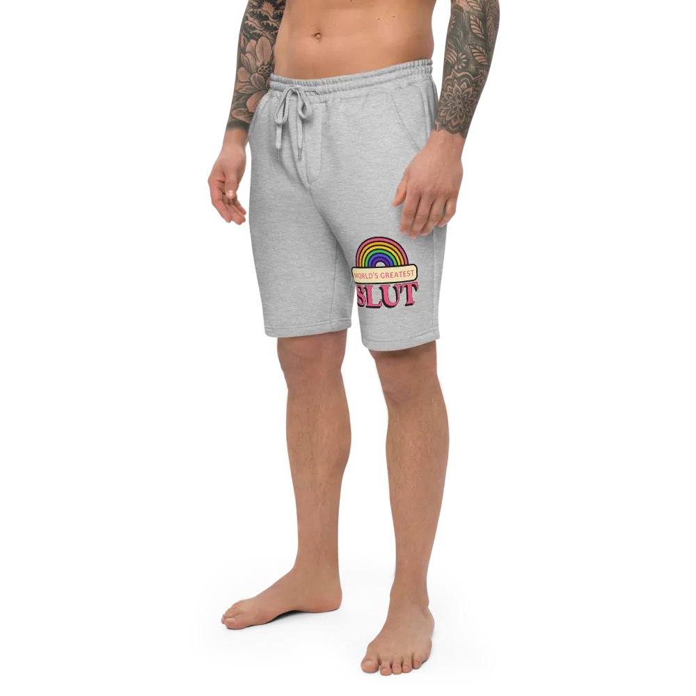 World's Greatest Slut fleece shorts product image (2)