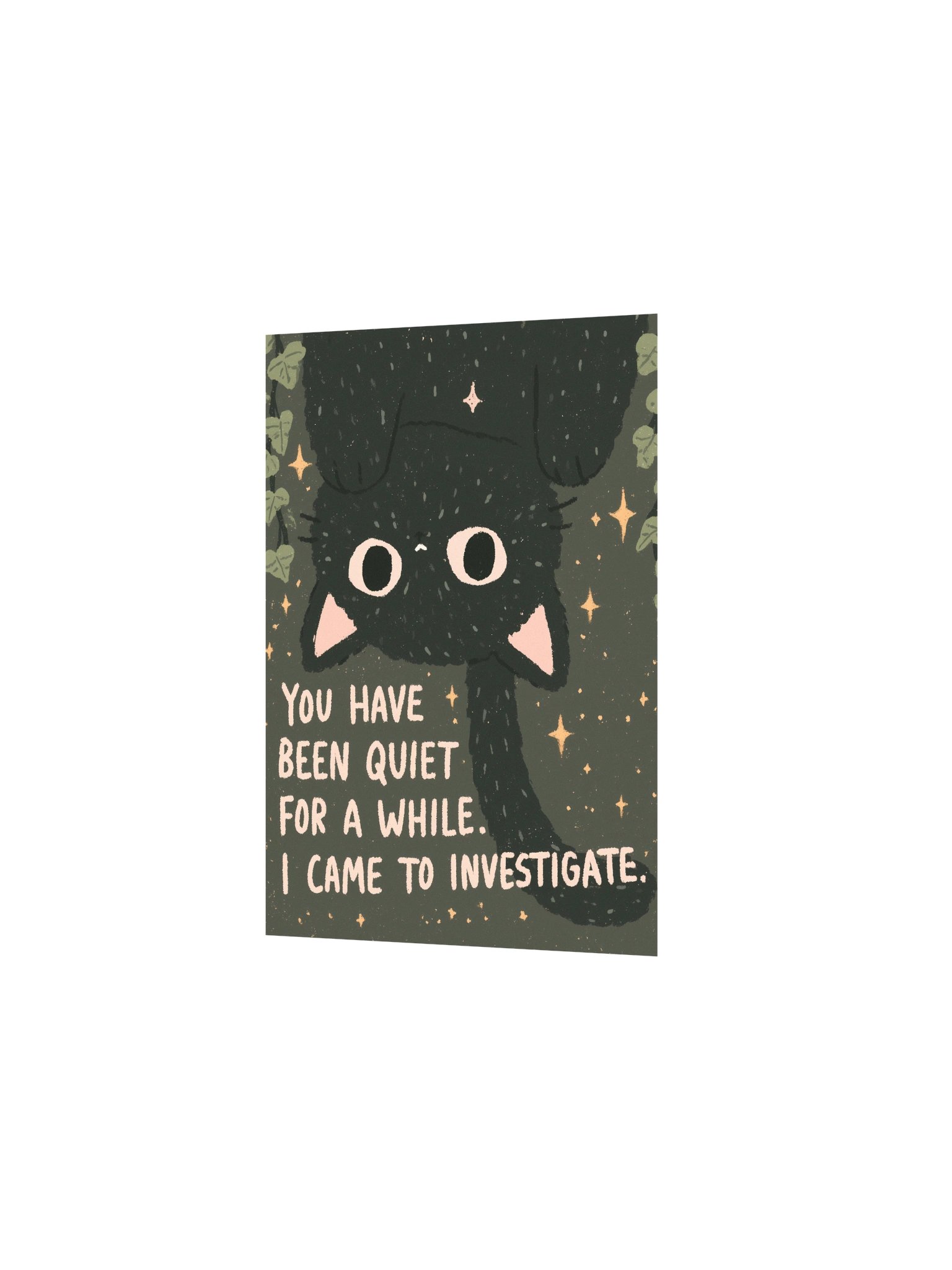 I Came to Investigate Cat Poster product image (9)