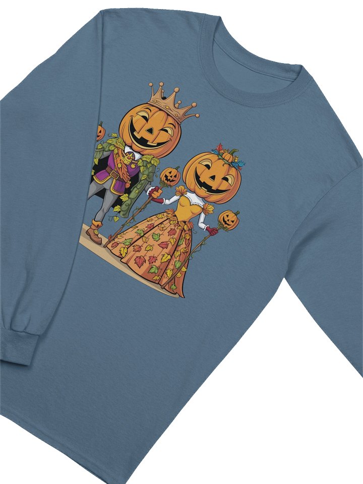 king and queen pumpkin unisex long sleeves product image (1)