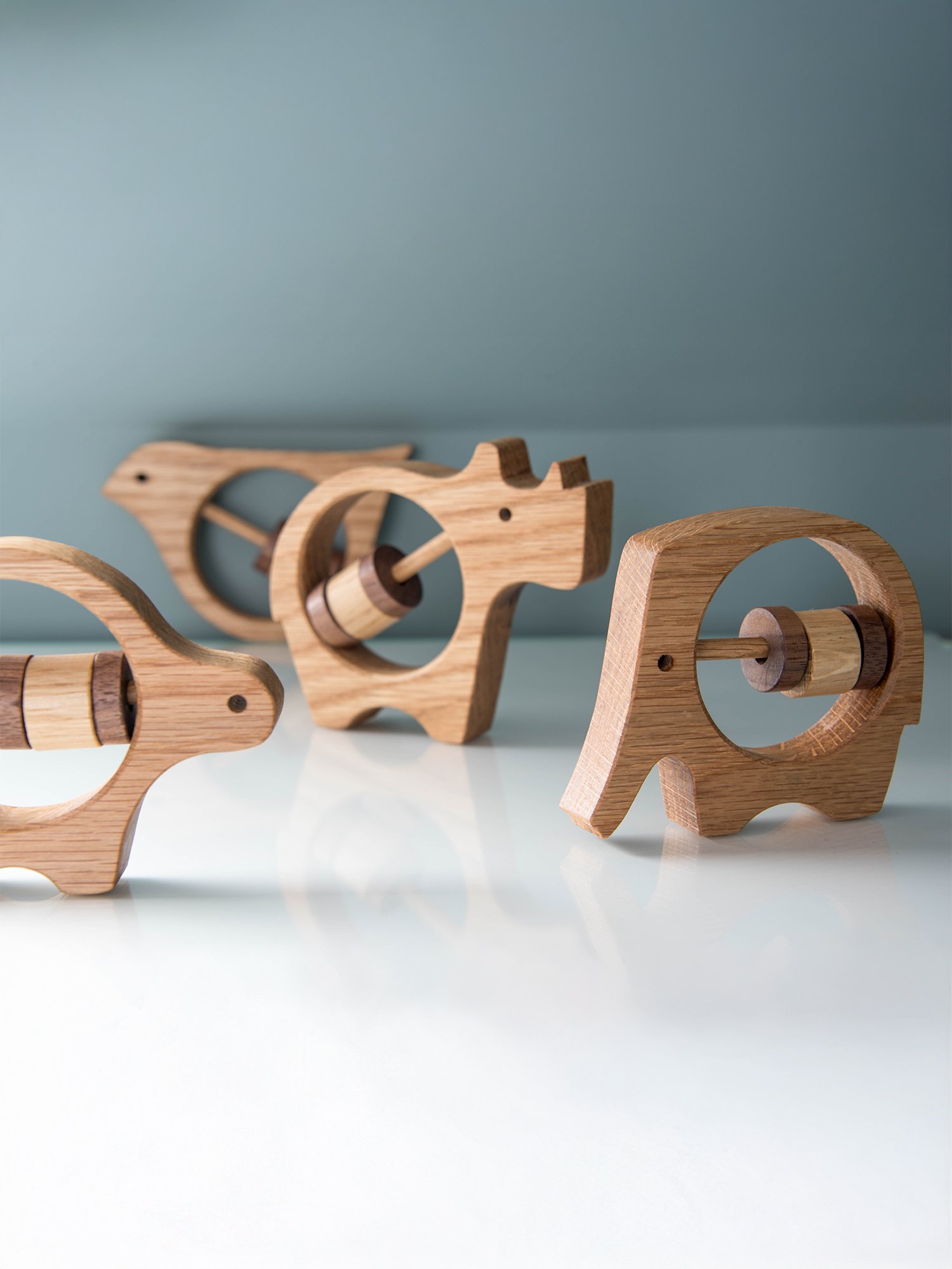 Dinosaur Wooden Baby Rattle Toy | Digital Plans product image (3)