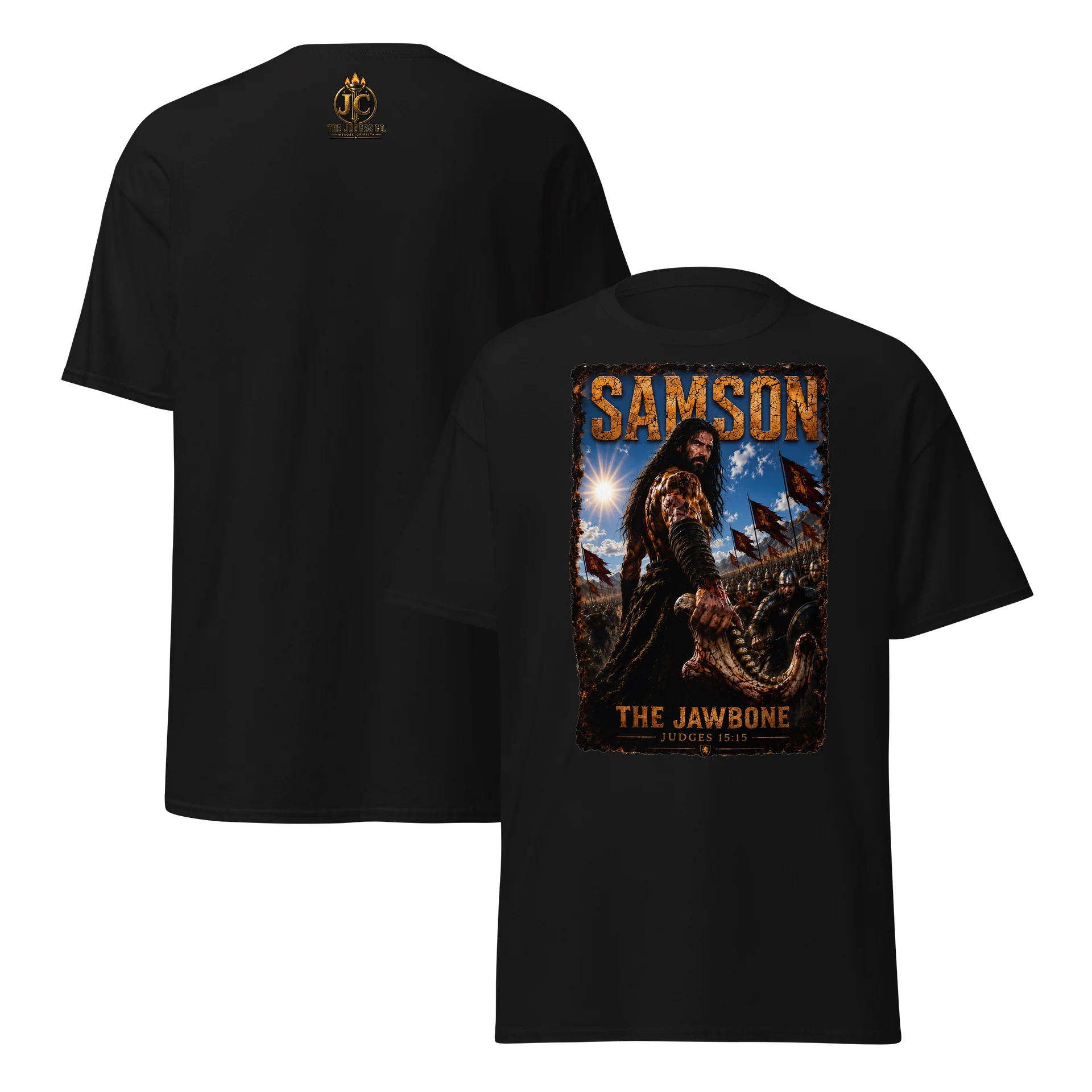 Samson—The Jawbone - Christian Bible Story Shirt product image (5)