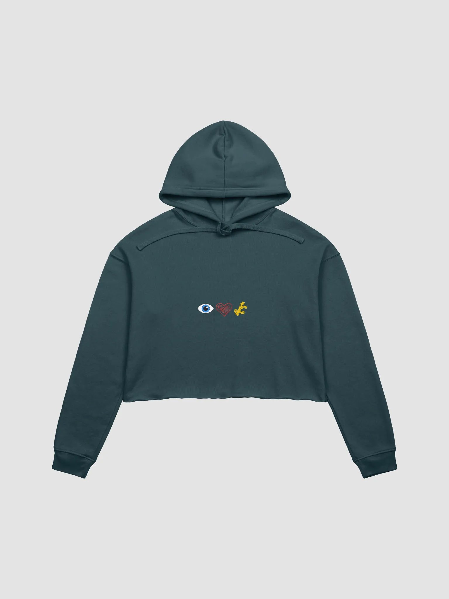 👁️ ❤️ 🫚 The Crop Hoodie product image (1)