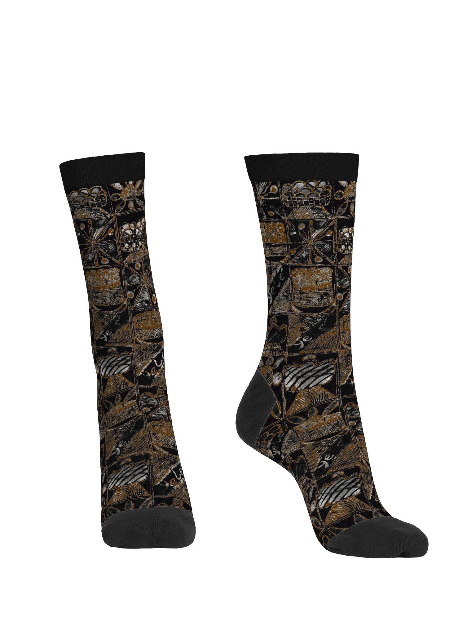 Festivity Print EcoArt Crew Socks product image (2)