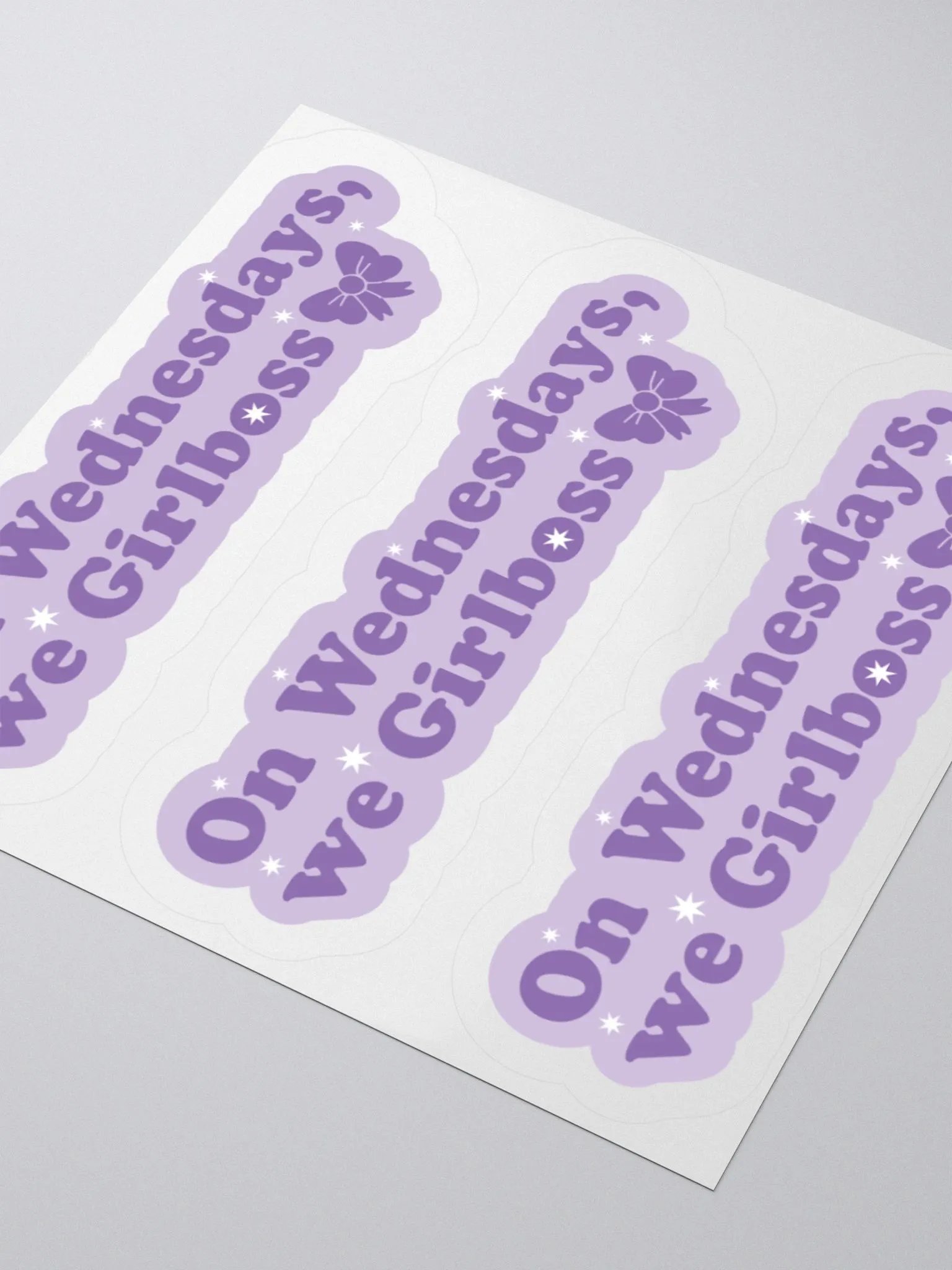 On Wednesdays, we Girlboss (Purple) product image (11)