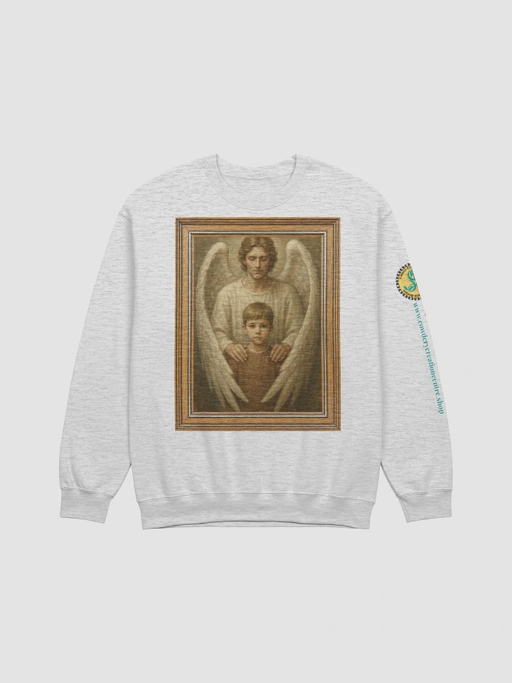 Angels Watch Over Them (Male) Gildan Classic Crewneck Sweatshirt Light Colors product image (9)