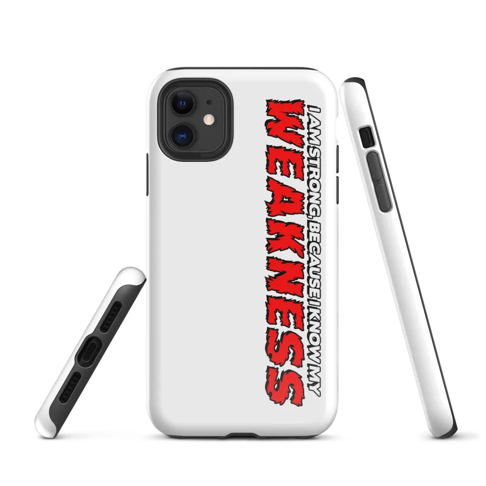 "Weakness" Apple® Tough Case product image (1)