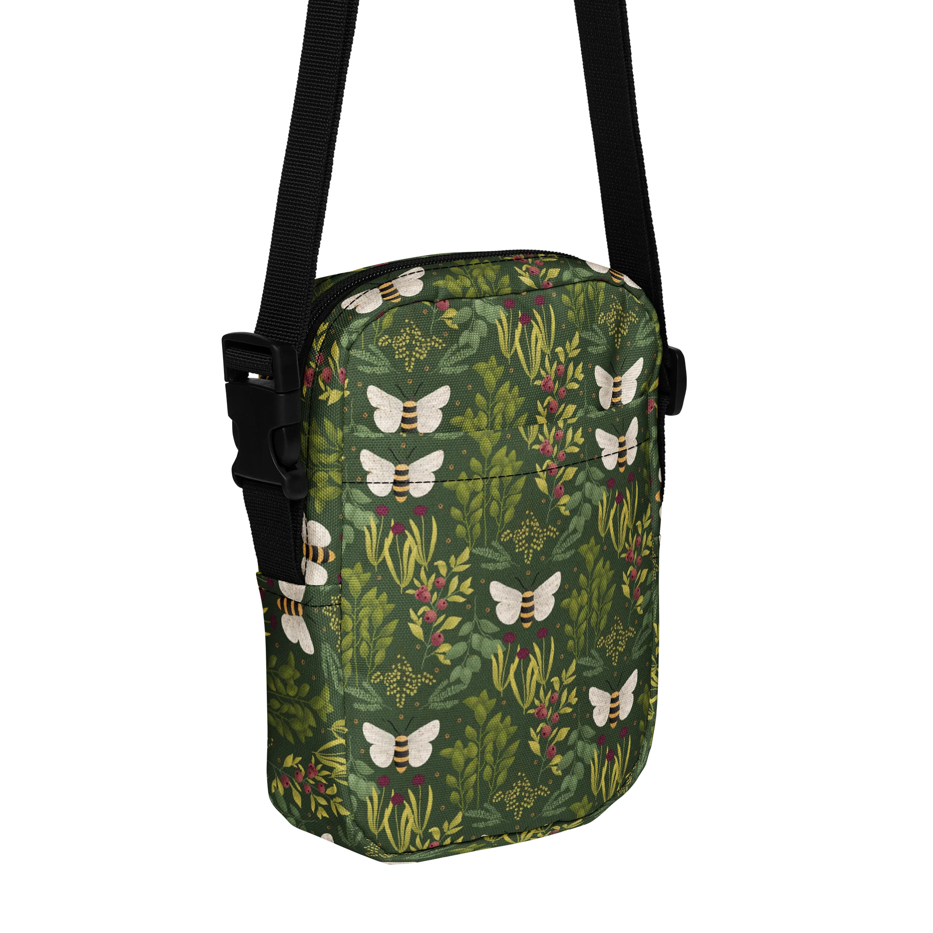 Bees and Foliage All-Over Crossbody Bag product image (1)