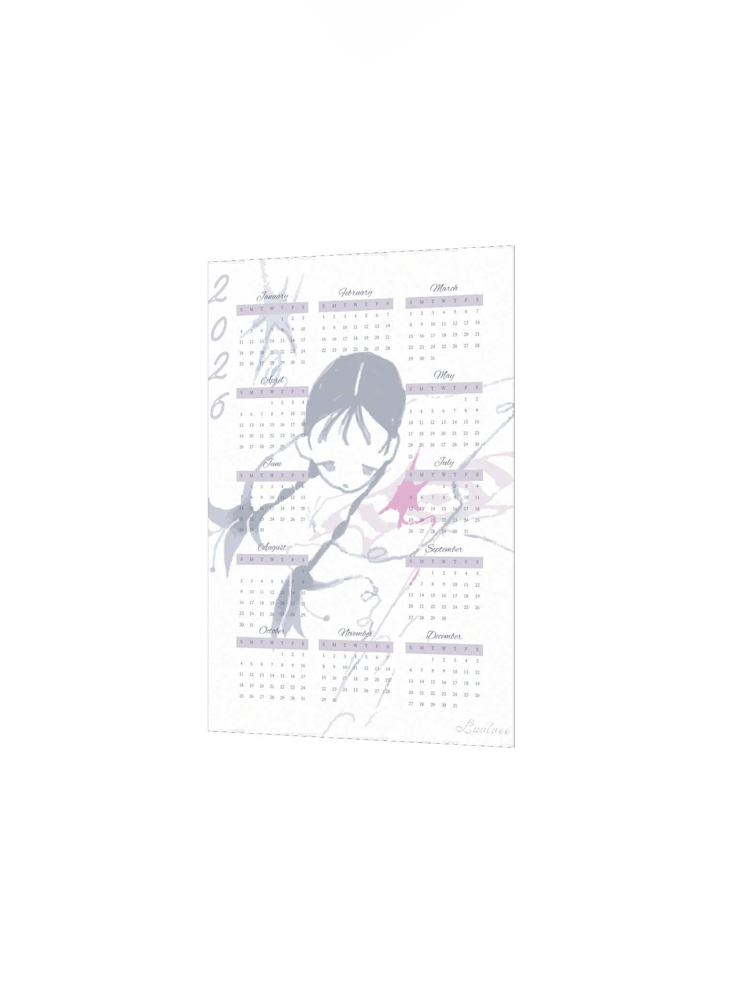 abstraction 2026 calendar product image (2)