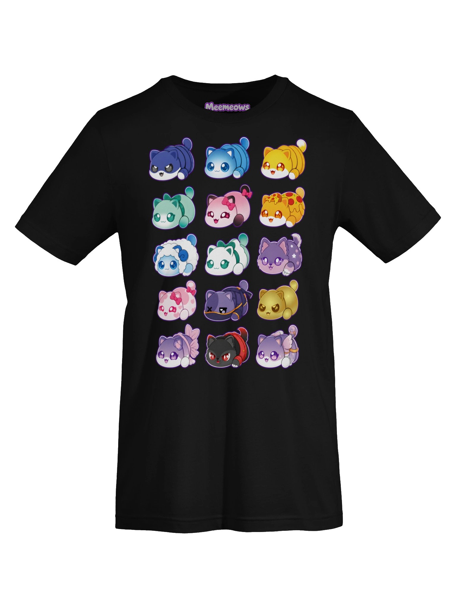 Meemeows Cat Collection T-Shirt – Cute Kawaii Cats product image (5)