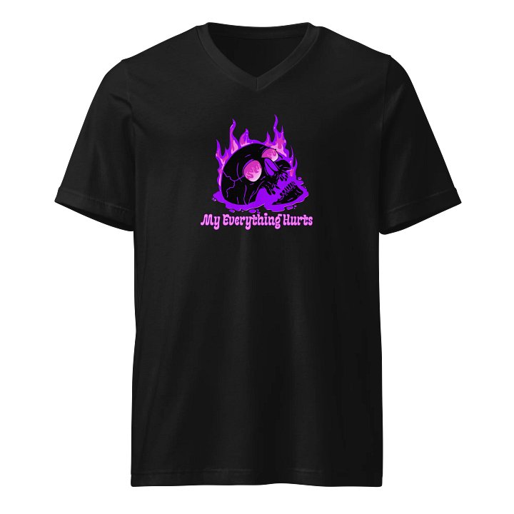 My Everything Hurts! Men's Soft V-Neck (Purple) product image (1)