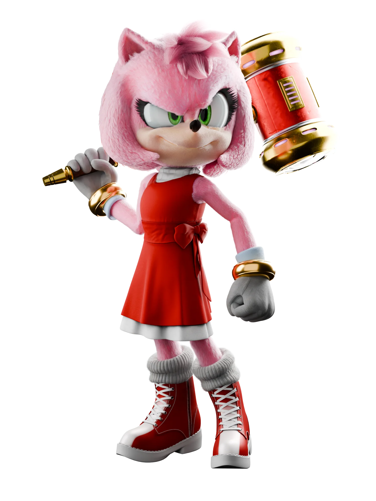 [.blend] Amy Movie Rig V3 - Sonic Movie product image (1)
