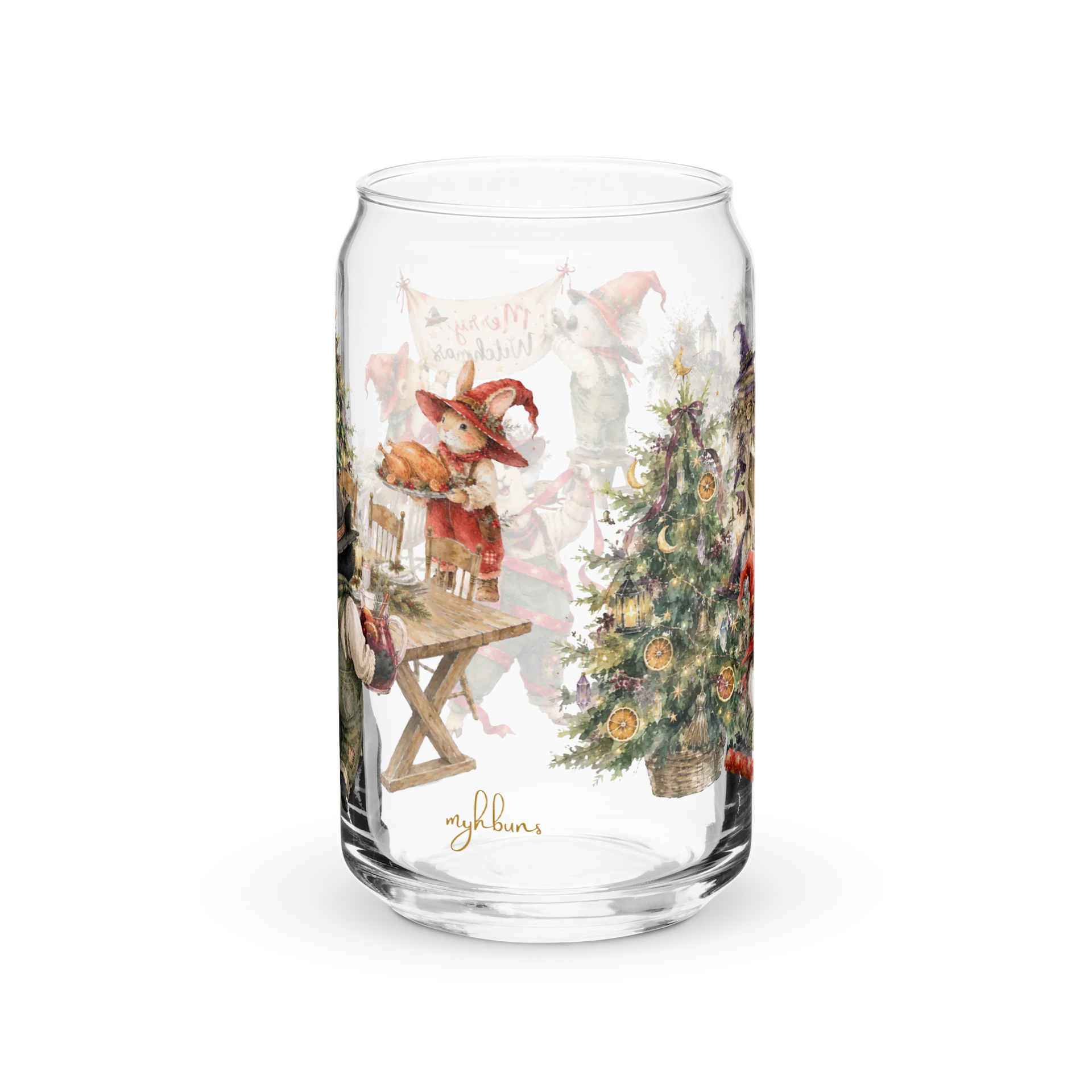 A Witchy Christmas Sipper Glass | 16oz product image (2)