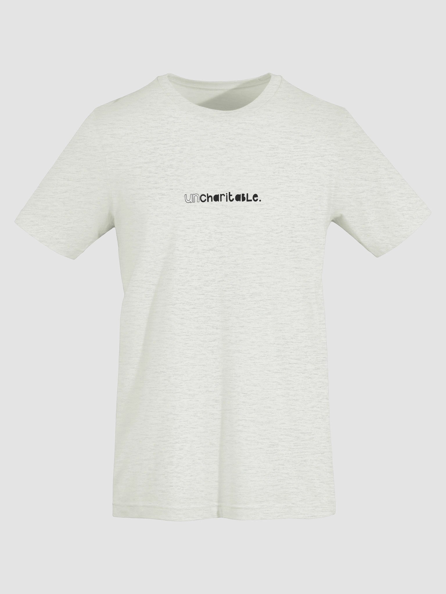 Uncharitable Subtle T-Shirt (light colours) product image (33)
