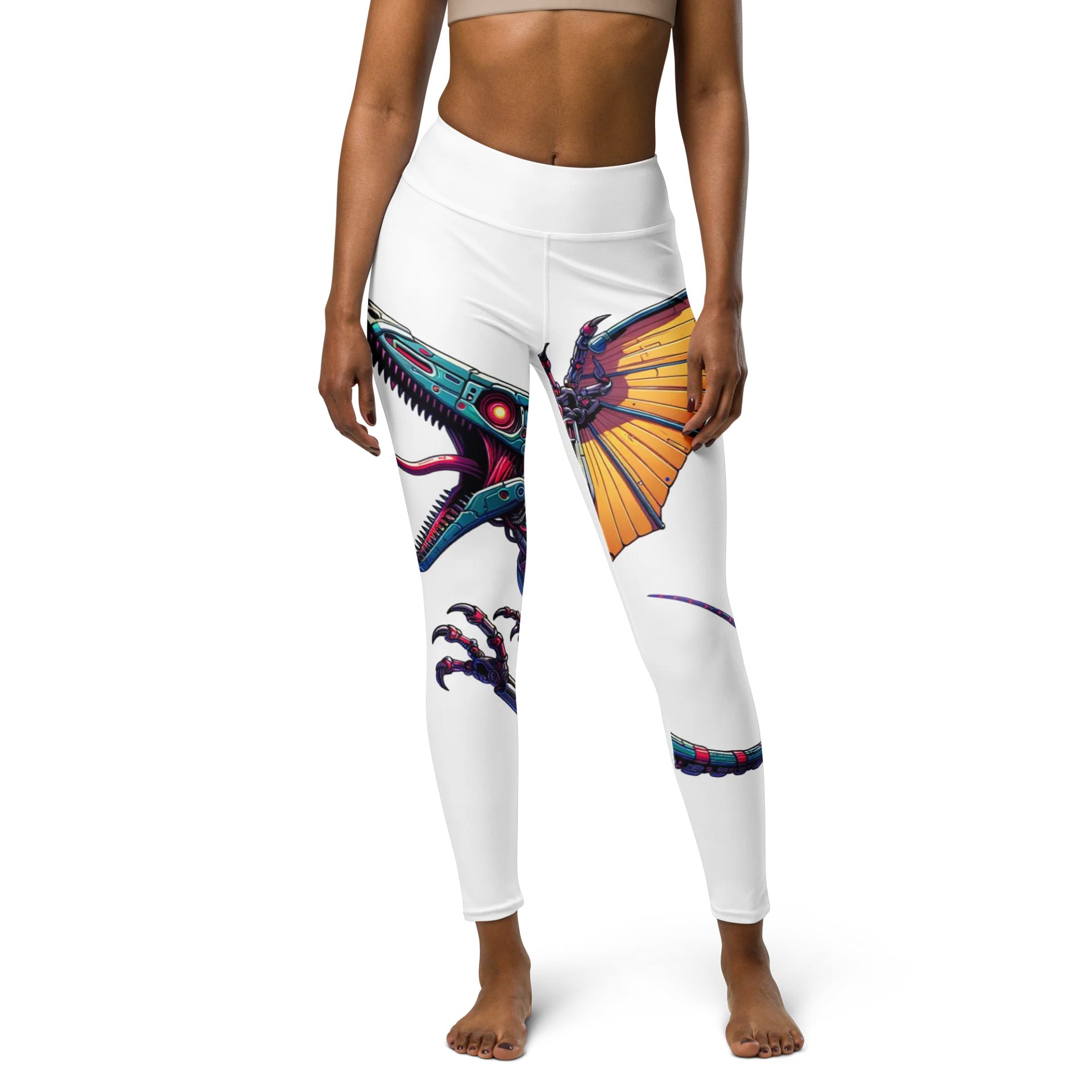 Pterodactyl Sun-Kissed Yoga Park Leggings product image (1)