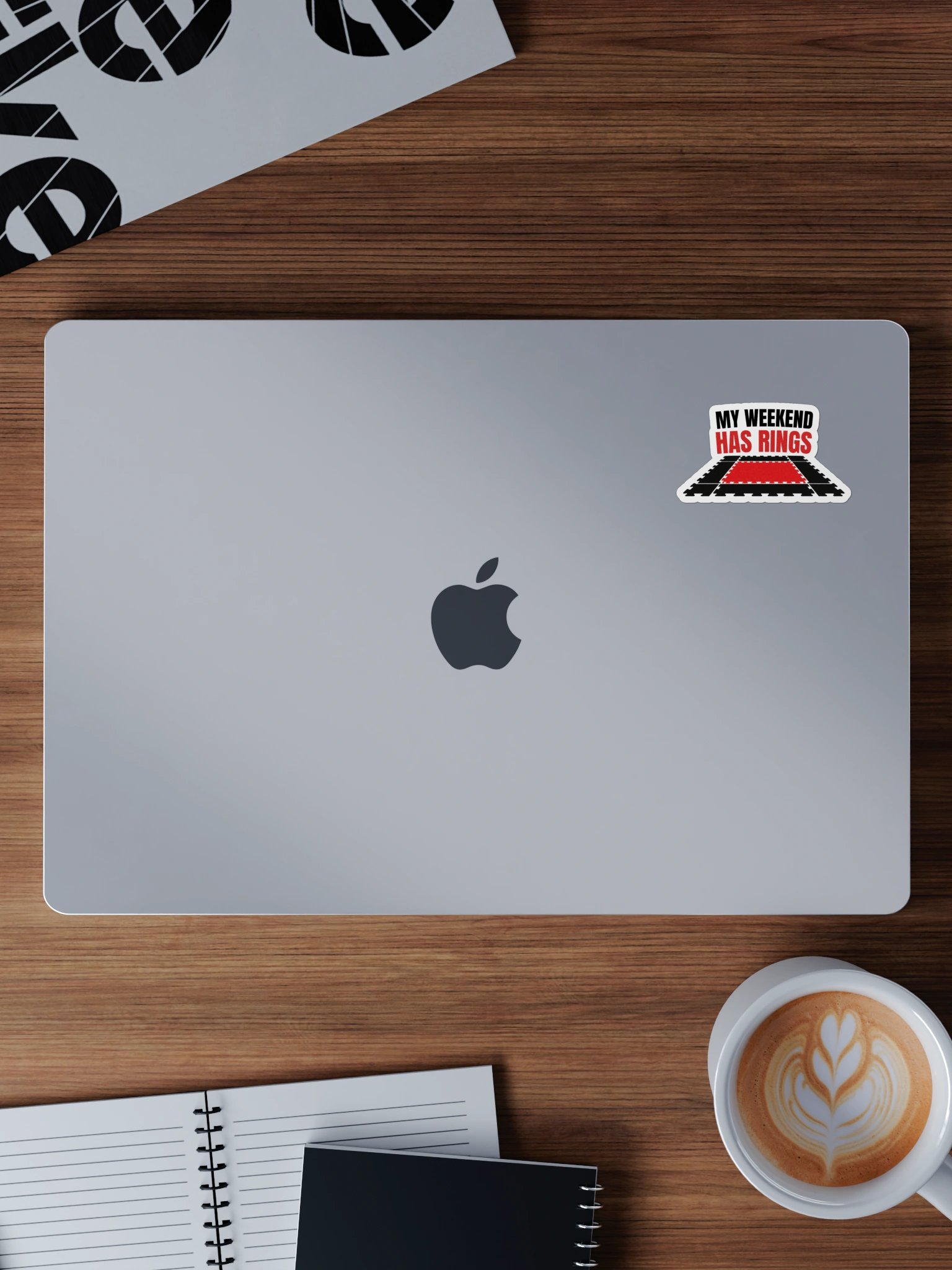 My Weekend Has Rings Die-Cut Sticker product image (4)