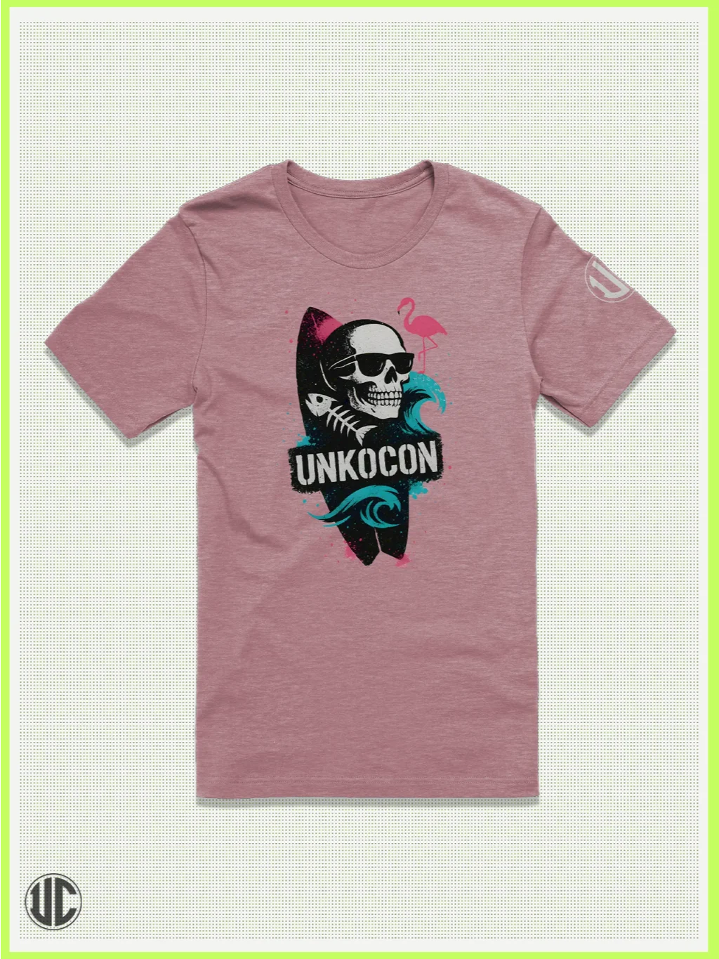 Skully Island Vibes – UnkoCon Surf Culture T-Shirt product image (1)
