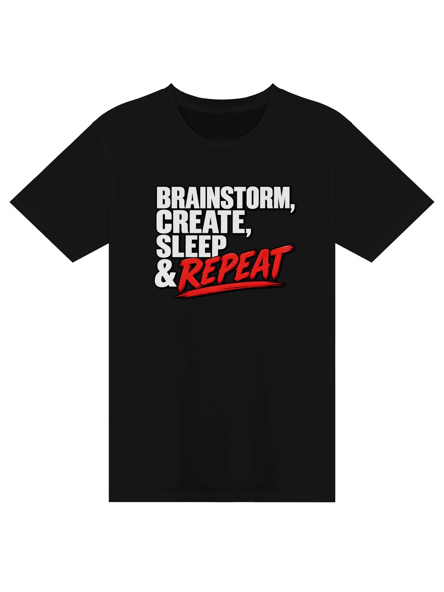 Brainstorm Create Sleep Repeat Tee product image (1)