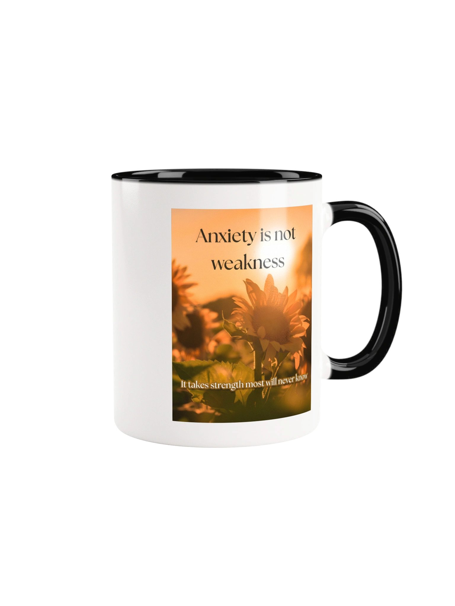 Mind Matter- Anxiety Takes Strength - Multi Colored Mug product image (3)