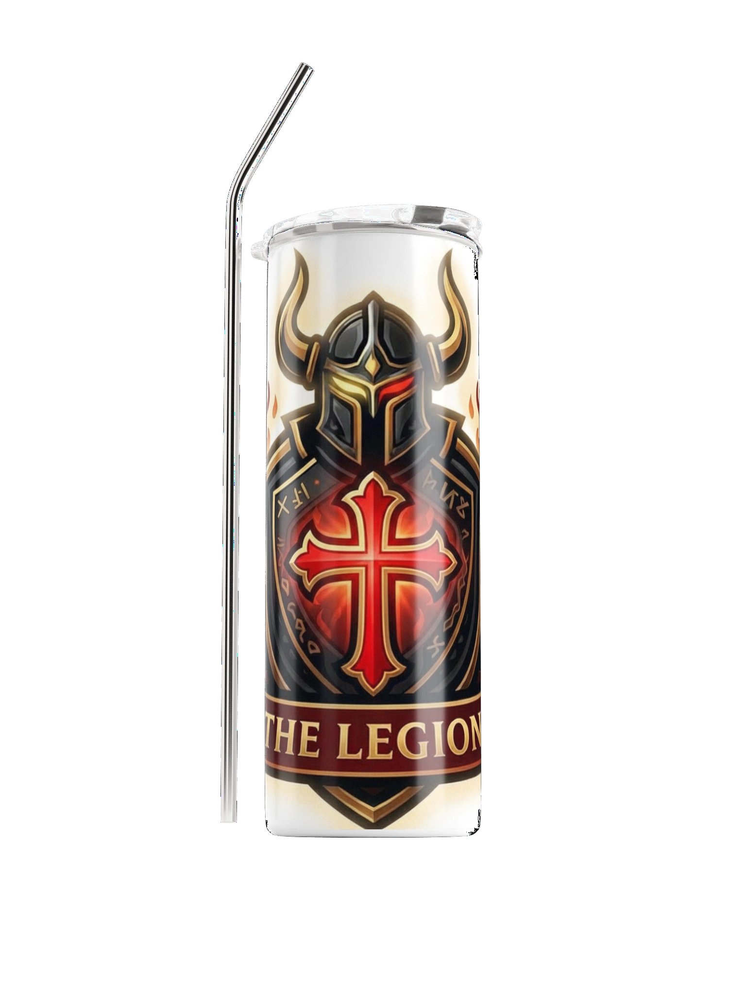 The Legion Flame White Tumbler product image (1)