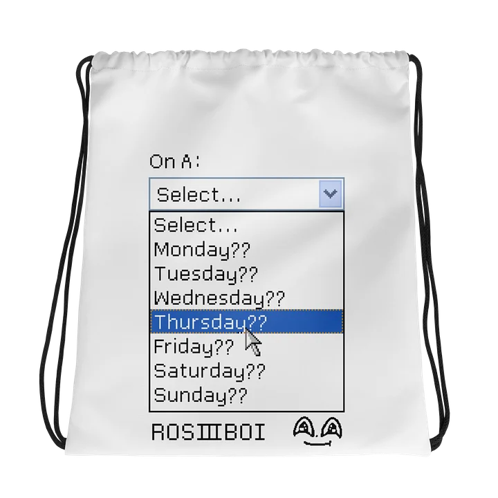 On A Fu*kin Drawstring Bag product image (1)
