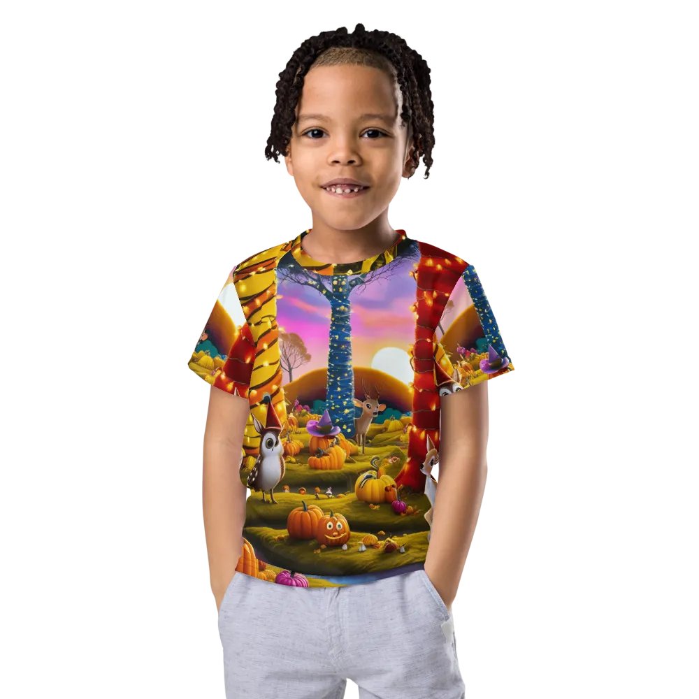 Boo-tiful Pumpkins Bash Kids T Shirt product image (11)