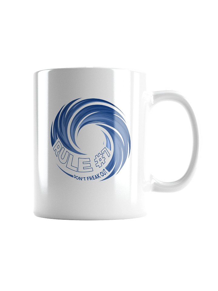 Rule #7 Mug Blue and White product image (1)