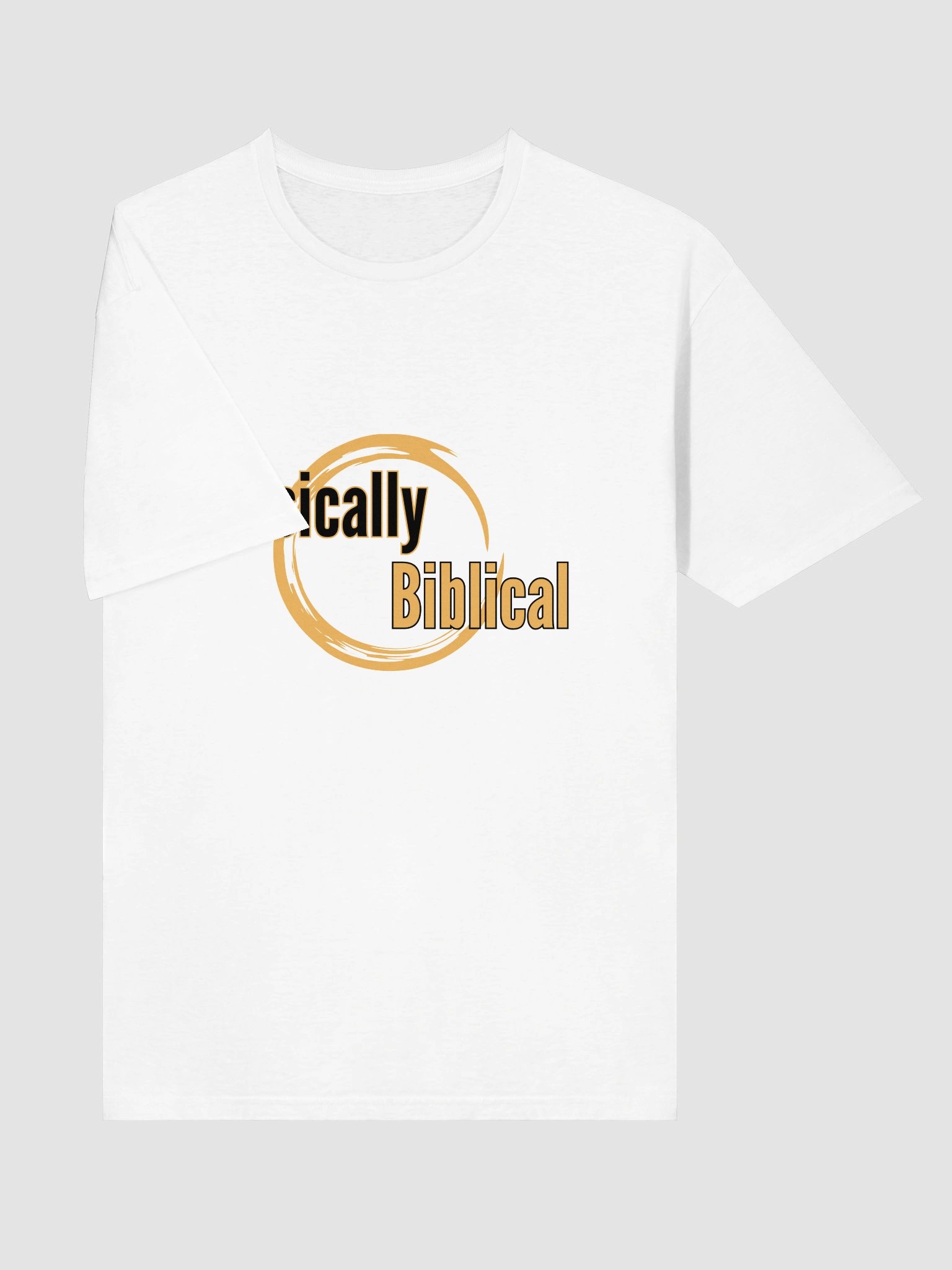 Basically Biblical Circle Logo T-Shirt (White) product image (5)