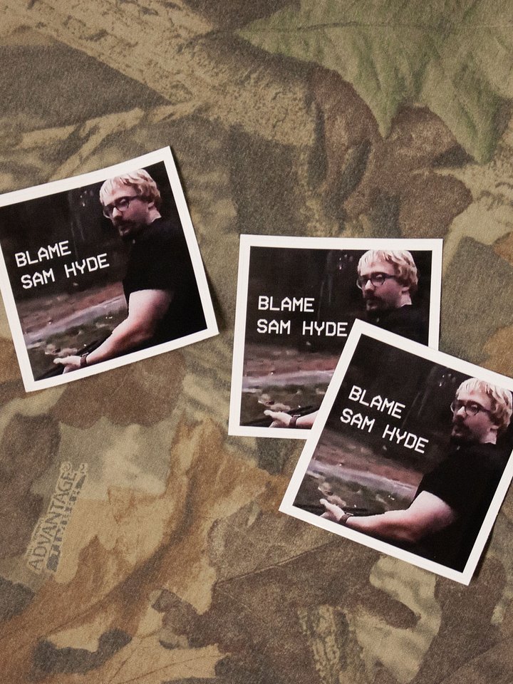 BLAME SAM HYDE STICKER product image (2)