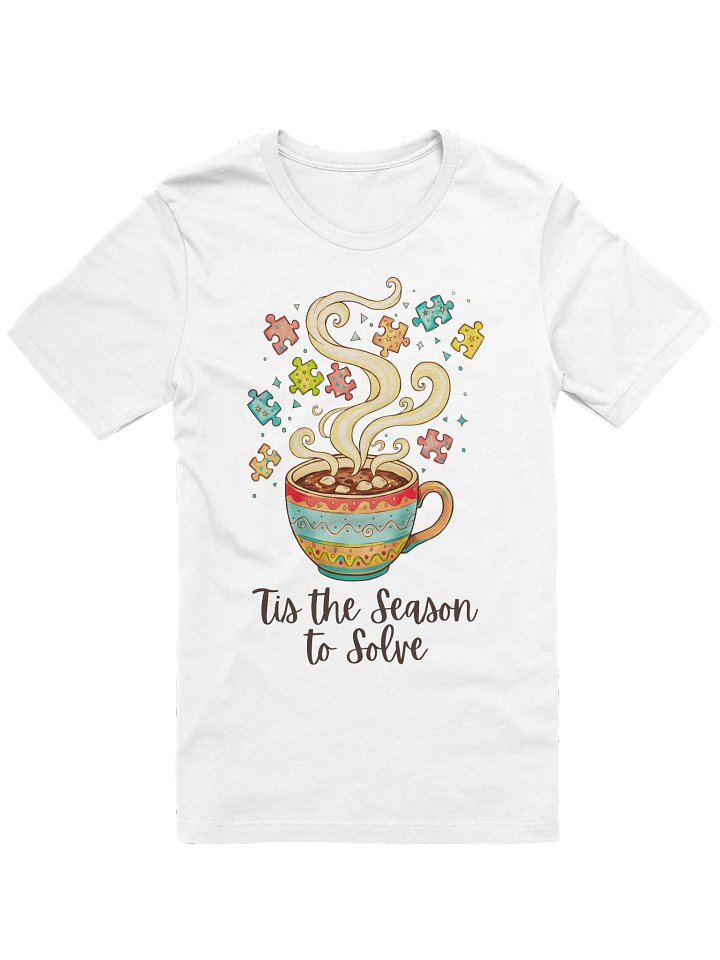 Tis the season to solve Christmas T-Shirt, Christmas puzzle shirt product image (1)