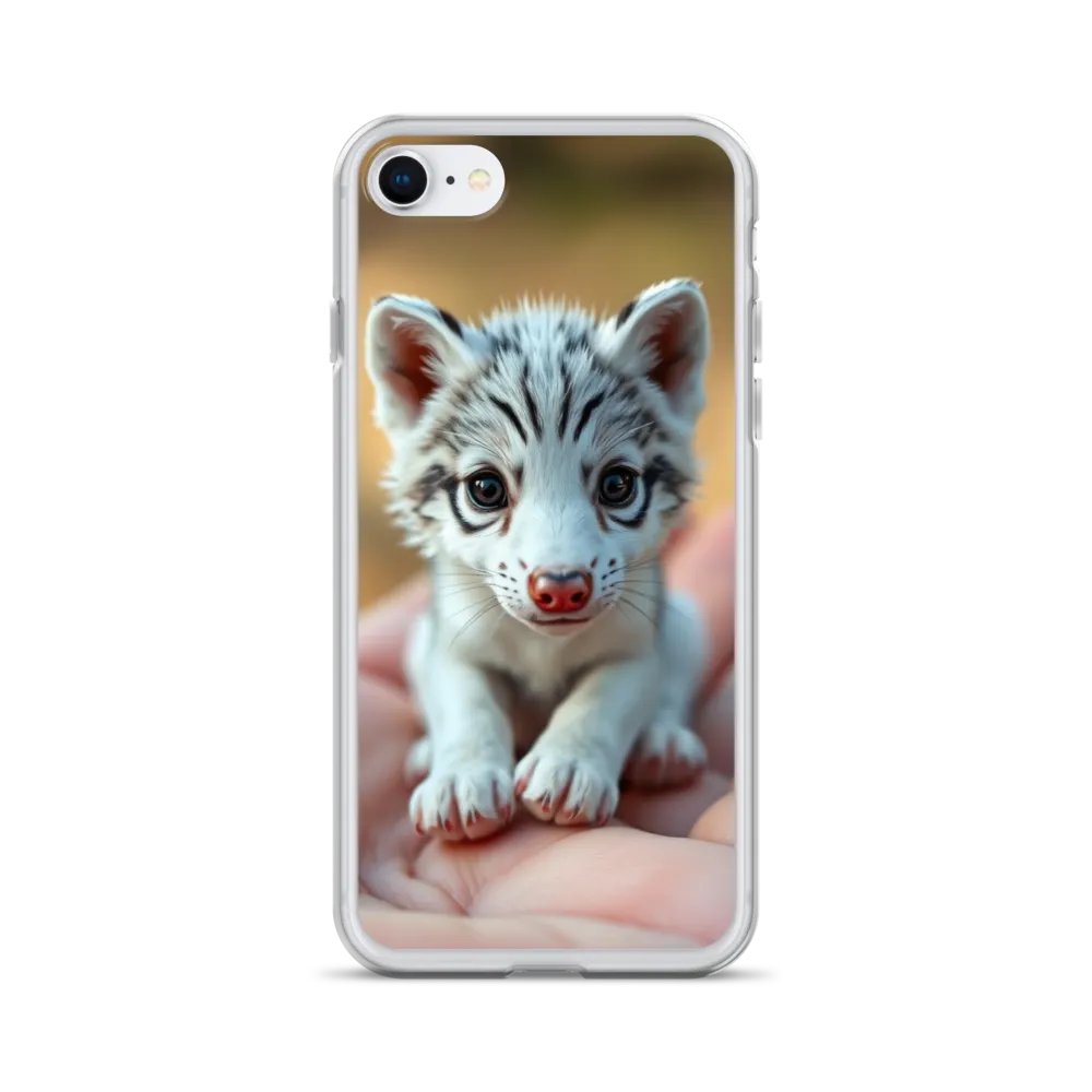 Tiny White Wolf Cub iPhone® Clear Case product image (24)