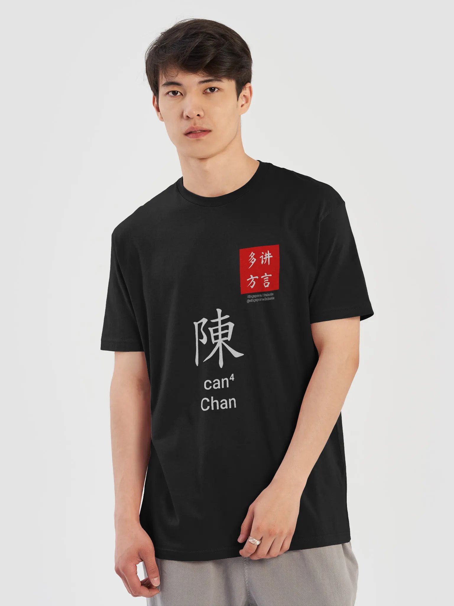 陈 Chan (Cantonese) Surname T-Shirt (Dark) product image (5)