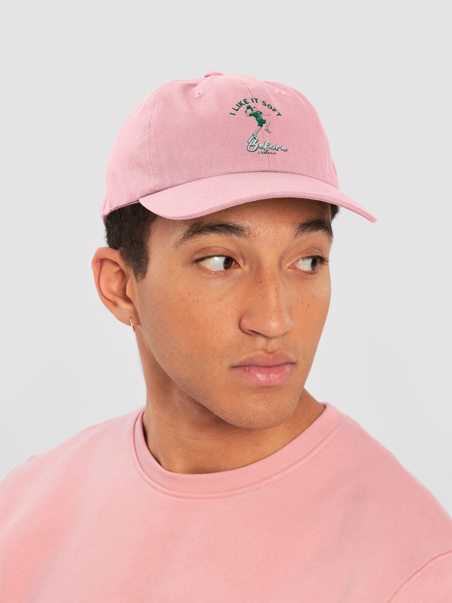 I Like It Soft Before I Smash Dad Hat – Adult Humor Pickleball Hat product image (21)