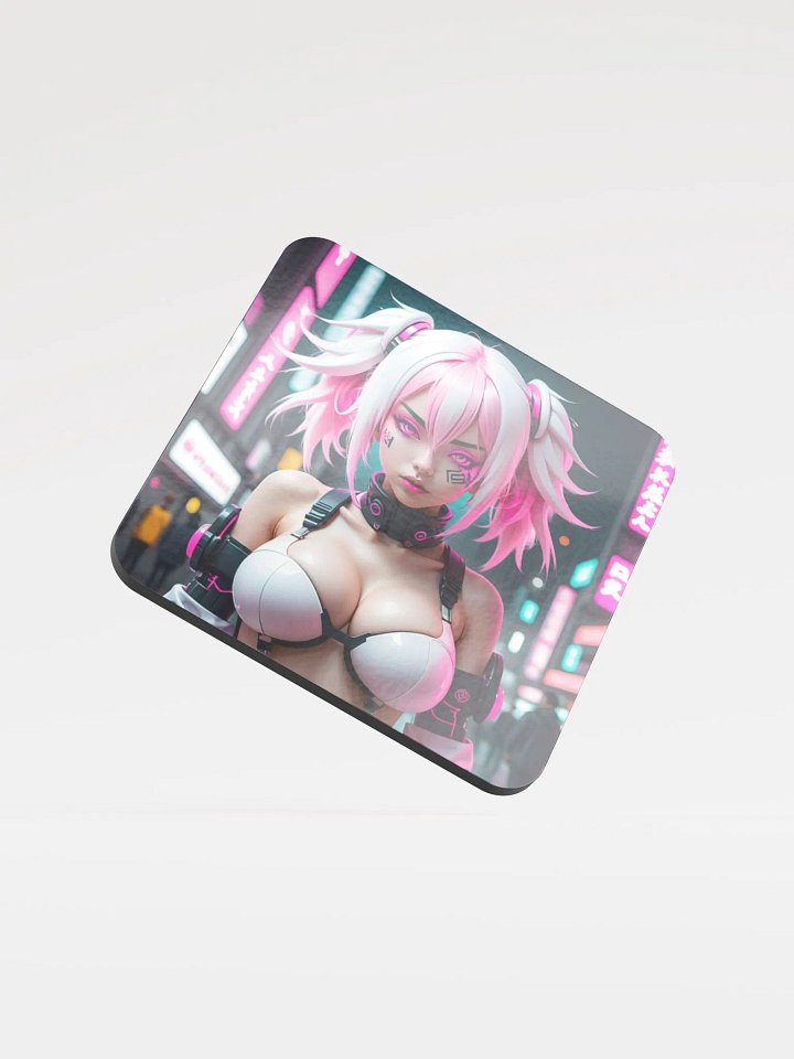 Cyberpunk Pink Coaster Set product image (1)