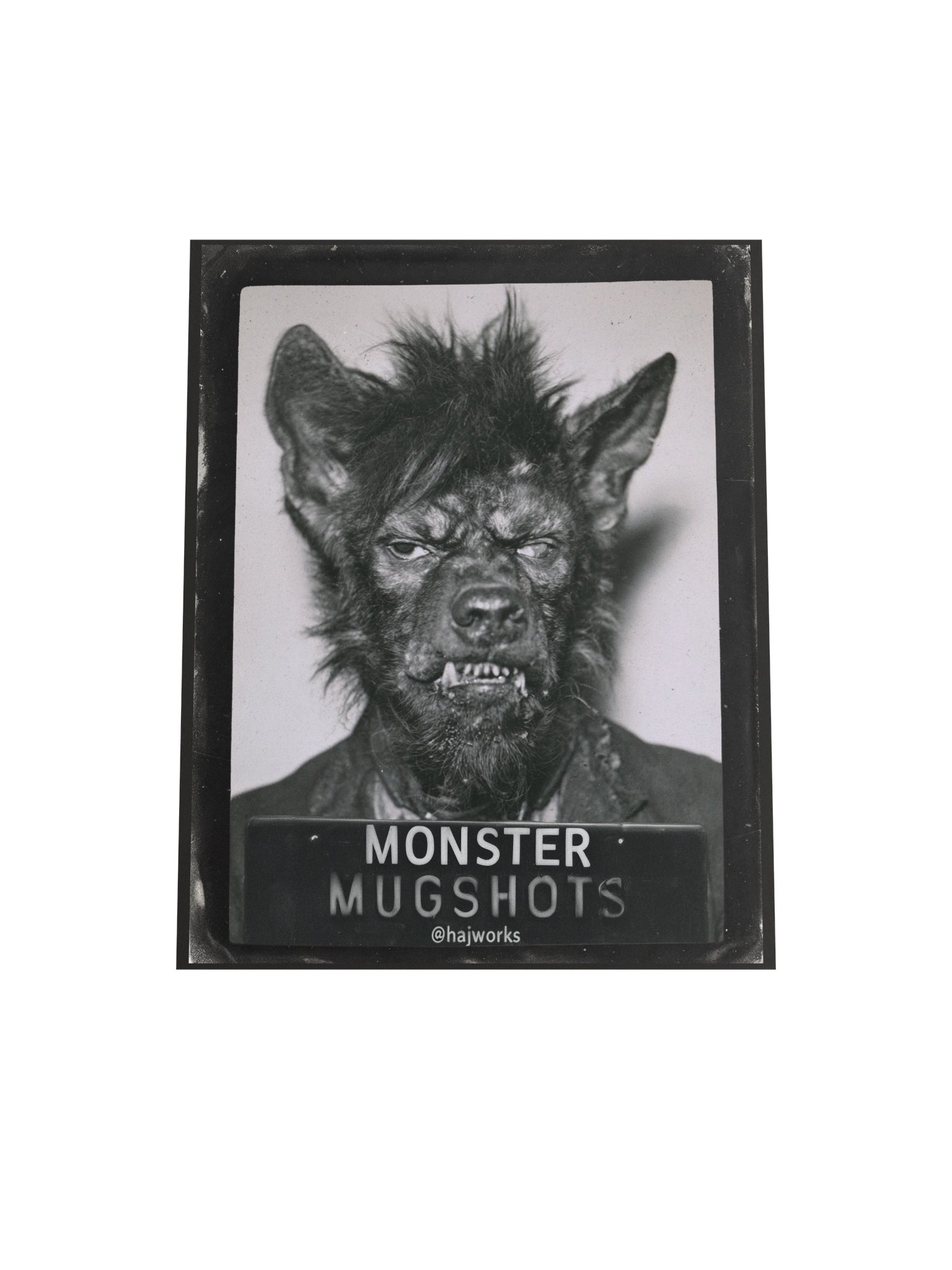 Monster Mugshots No. 003 — Matte Art Print product image (4)