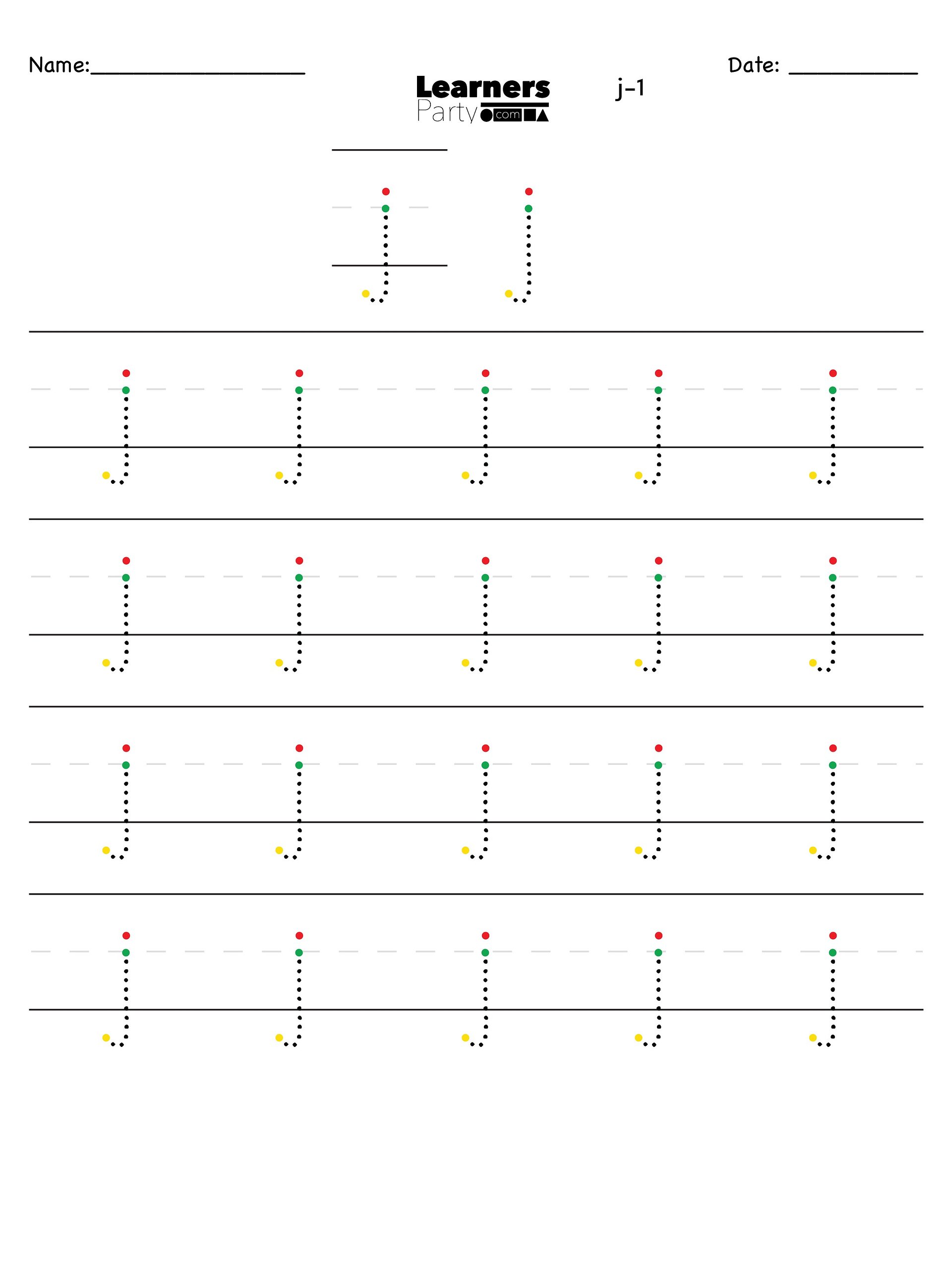 J/j - New Digital Product Progressive Letter Builder product image (2)