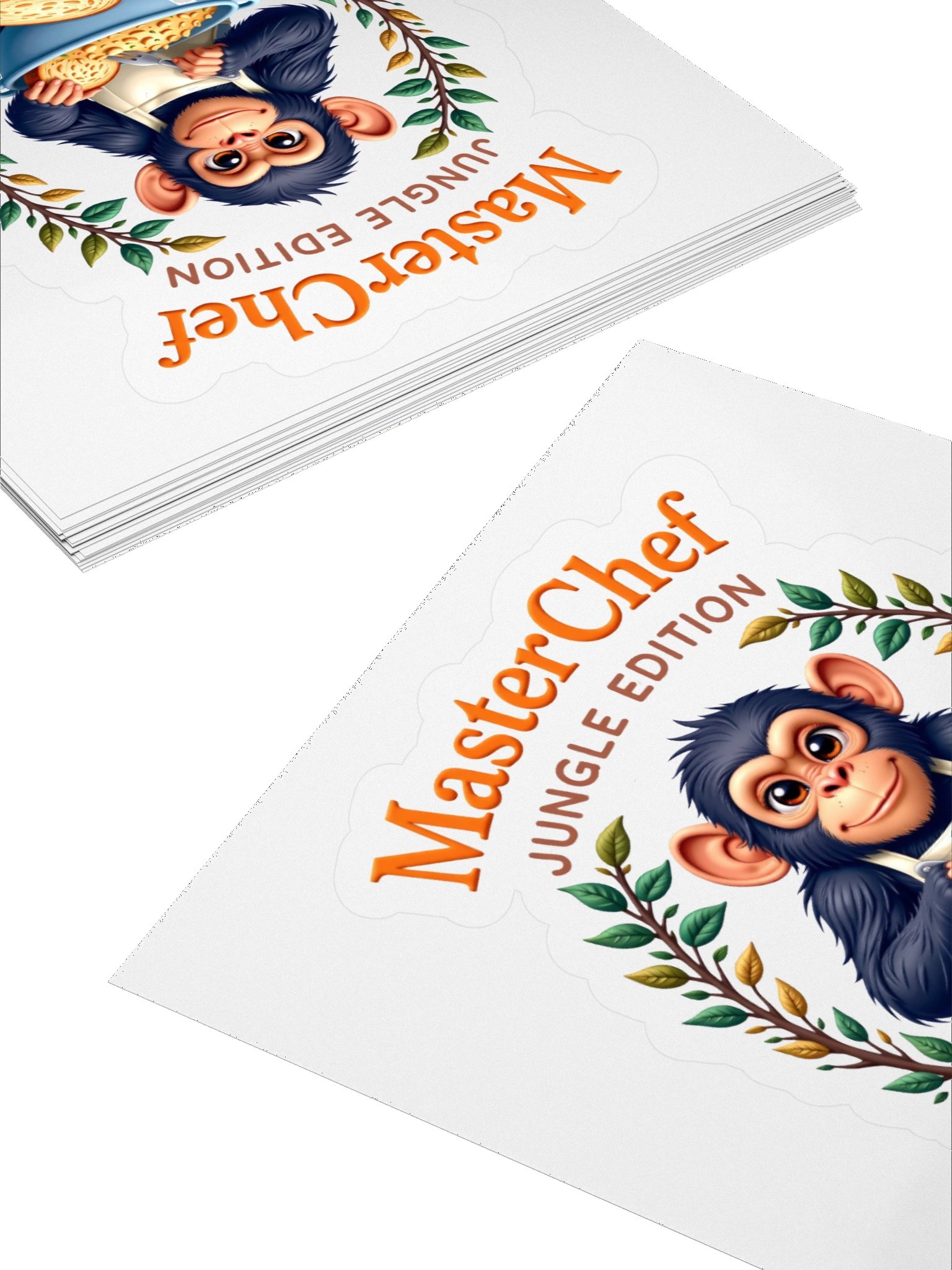 Jungle Chef Kiss Cut Stickers product image (10)