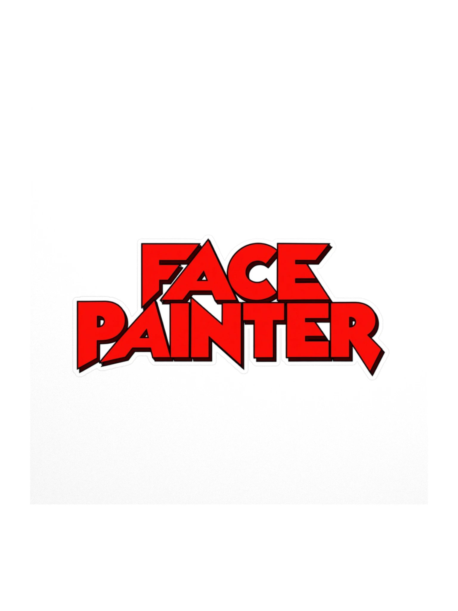 Face Painter Playfully Wicked Kiss Cut Sticker product image (1)