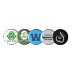 WILLOWISP Button Pins (Junior Sprout Collection)