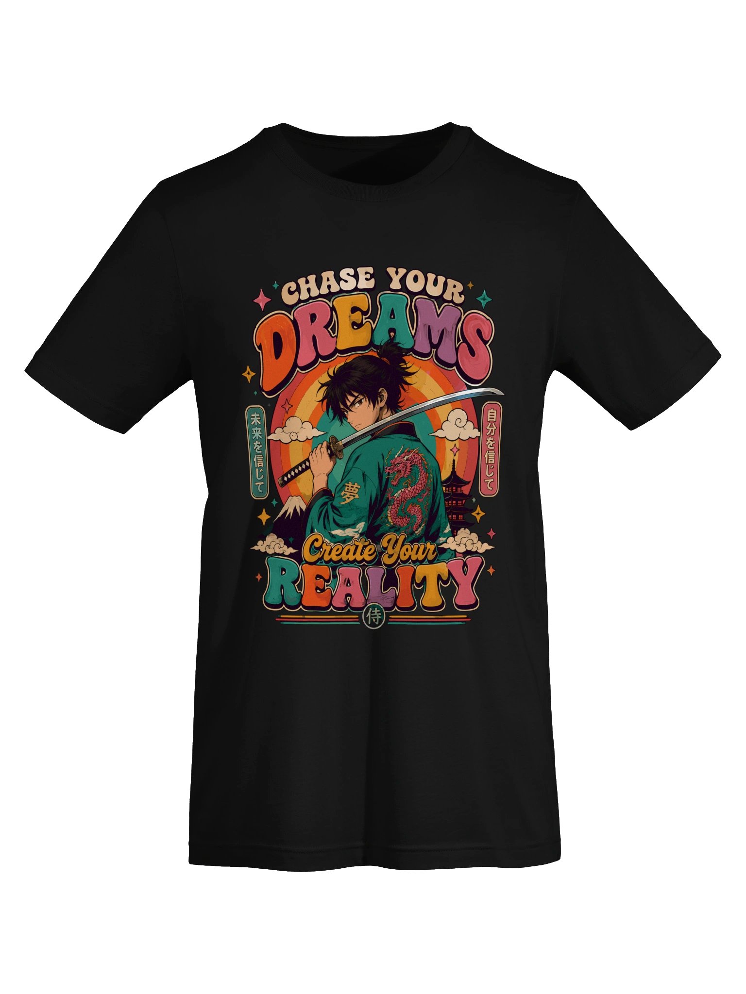 Chase your dreams, create your reality anime tee product image (5)