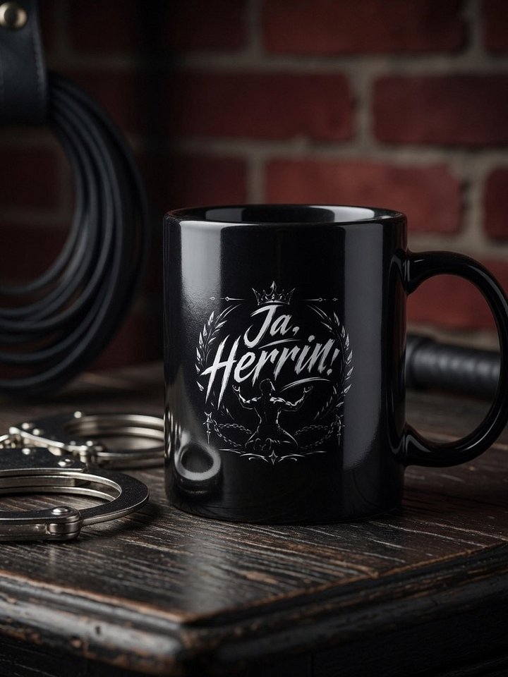 Ja, Herrin! – Geboren, um zu dienen | Dominante Statement-Tasse product image (1)
