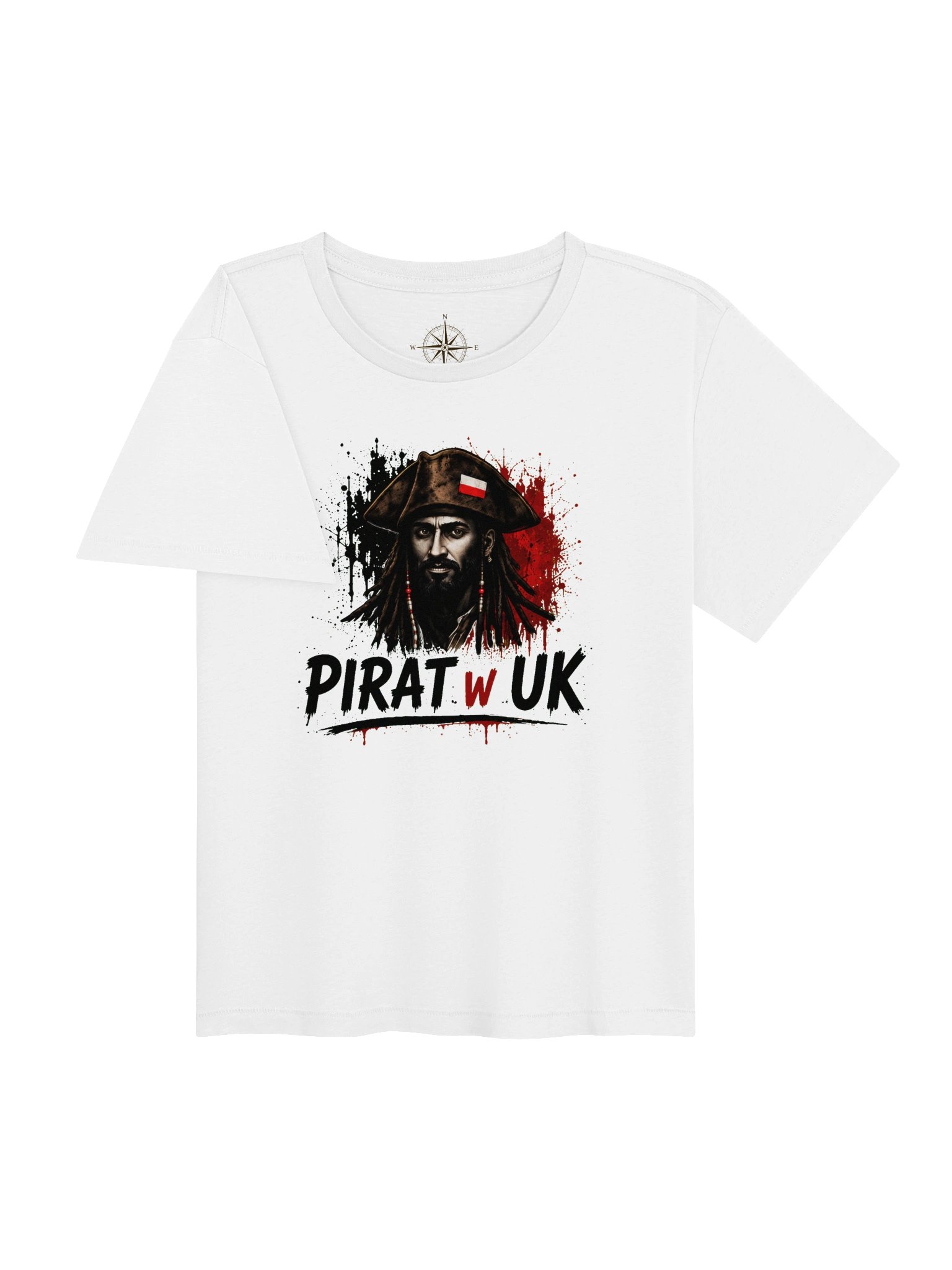 Pirat w UK — Koszulka Damska Portret product image (2)