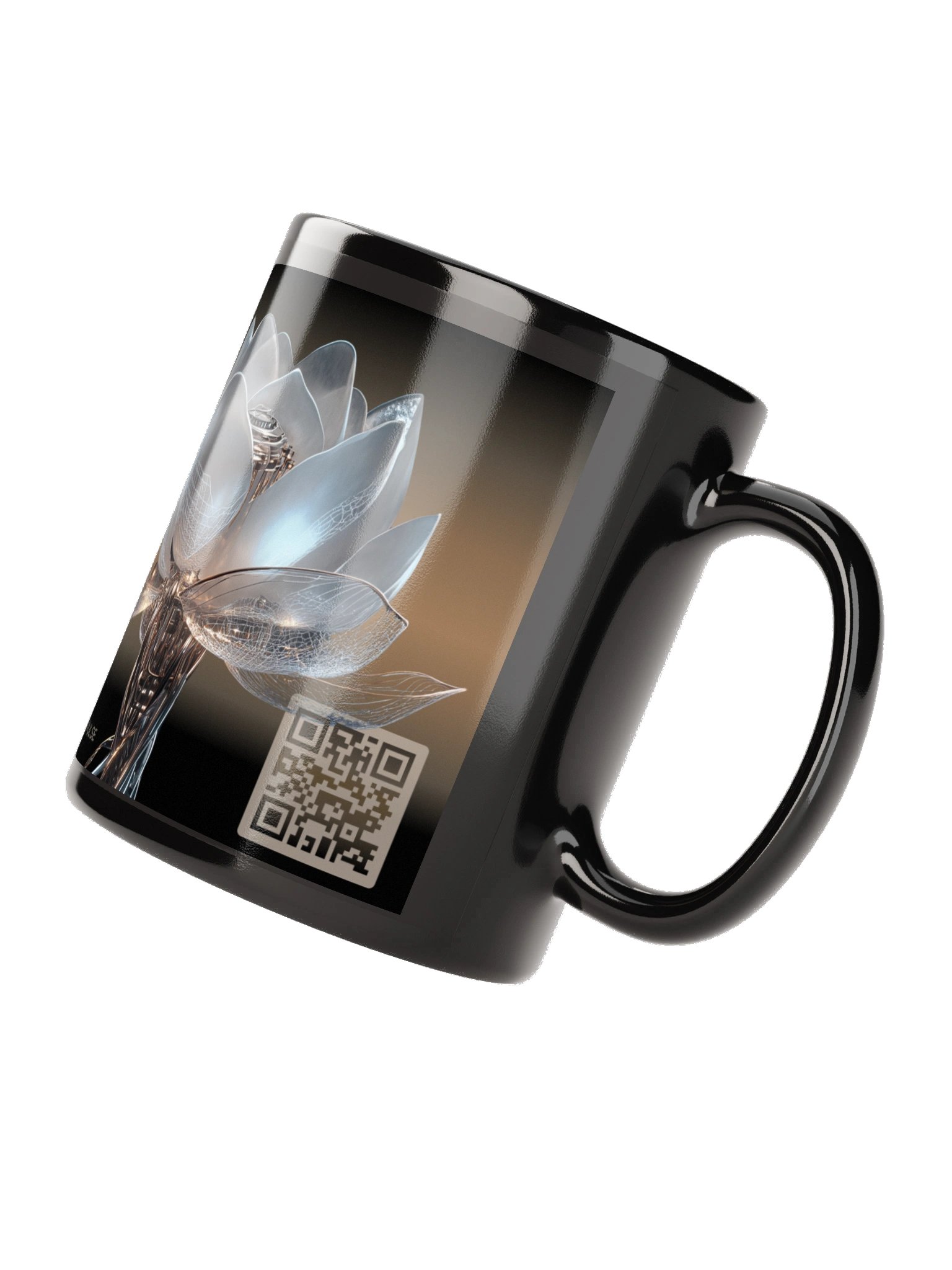 Paradise Beyond Pulse, Black Glossy Mug + Daily Poetry Experience [AUDIO] product image (10)