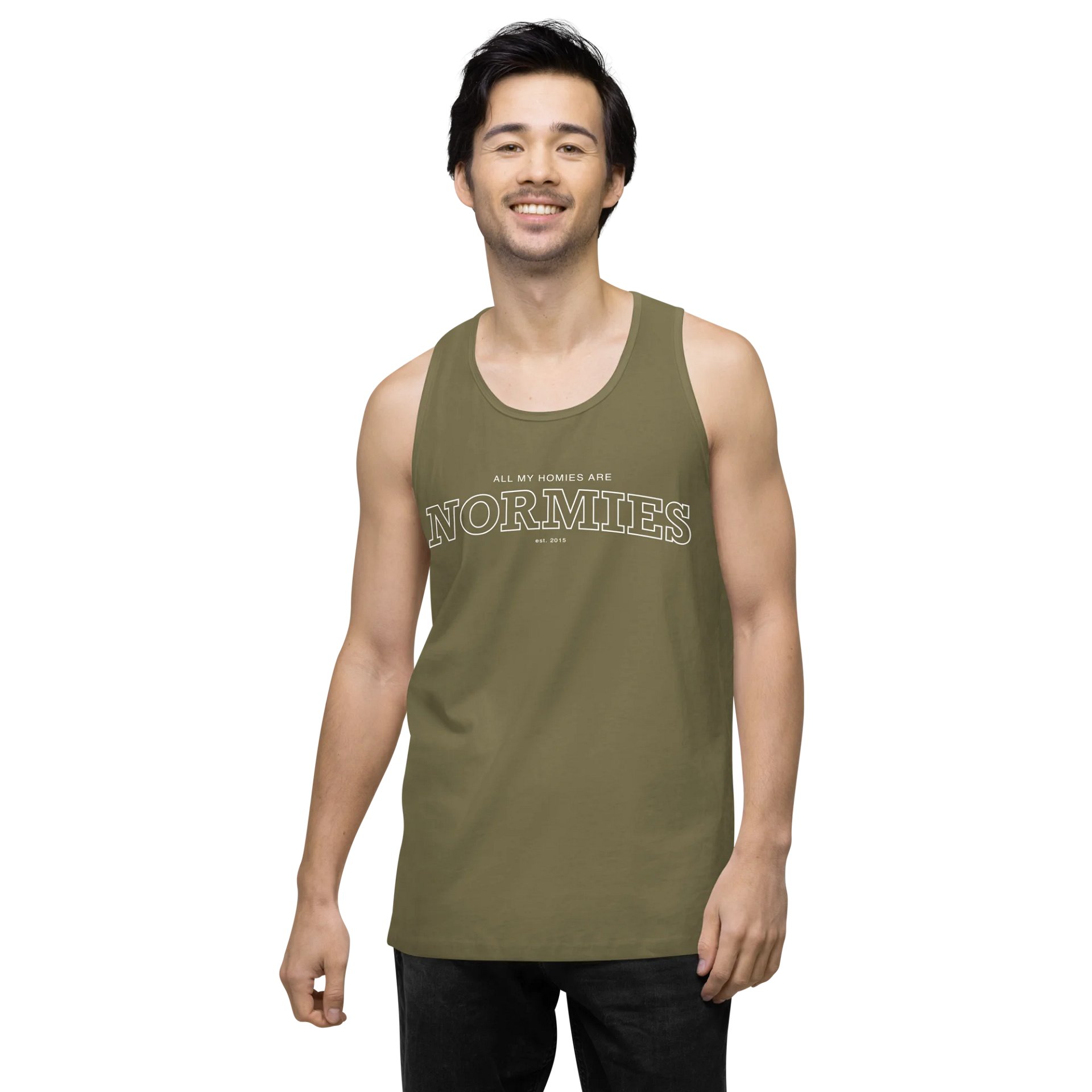 All My Homies Normies - College Tank Blue product image (9)