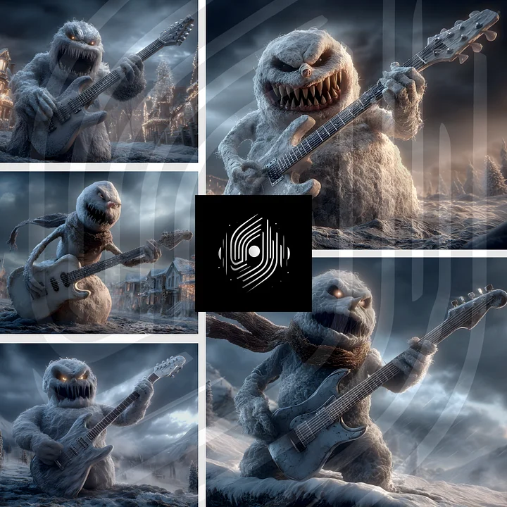 Snowman Metal Musicians - Guitarists product image (1)