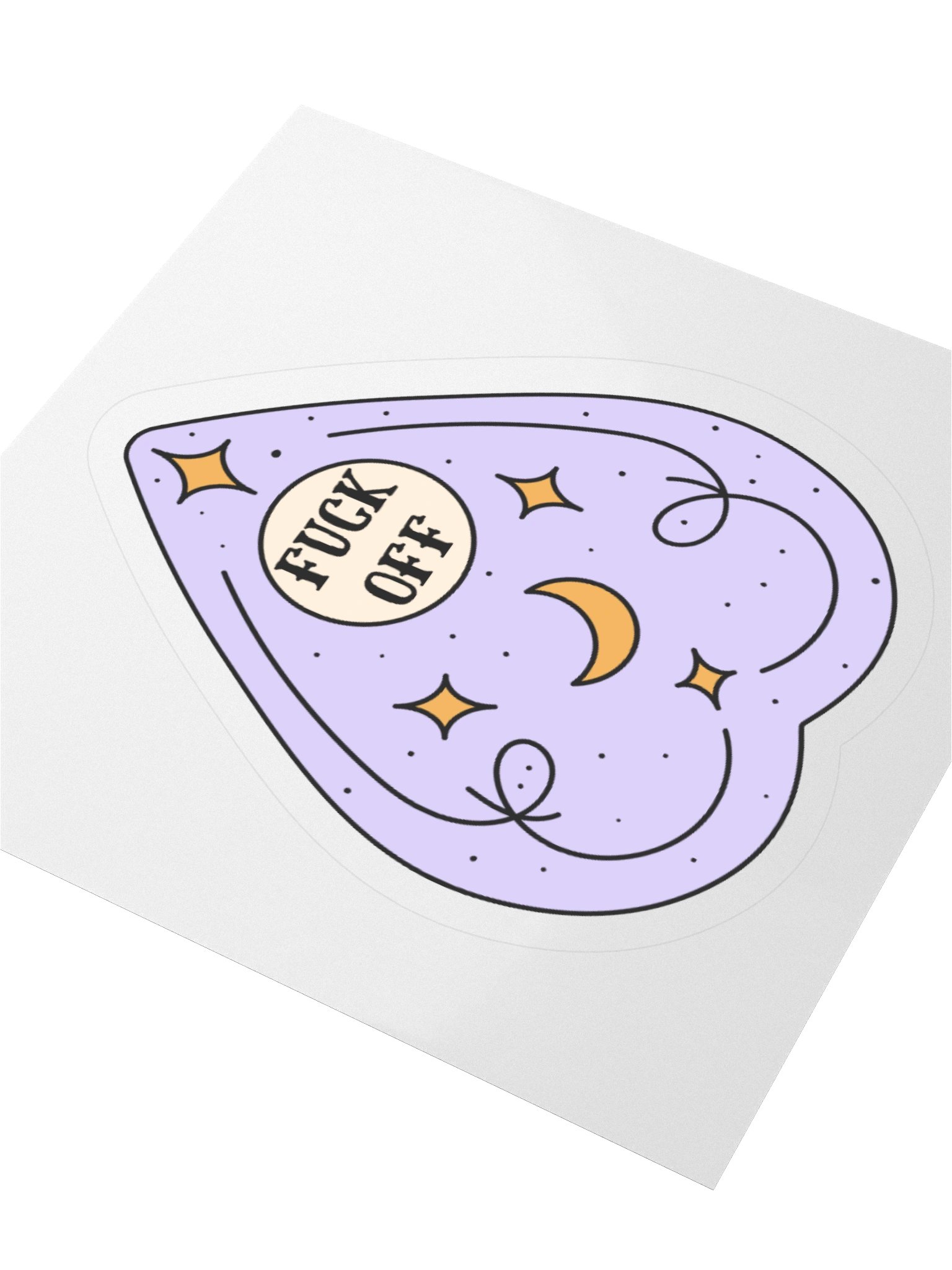 "Fuck Off" Ouija Board Response Sticker product image (3)